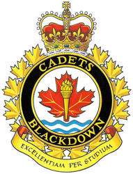 Insigne du Centre d’entraînement des cadets Blackdown Insigne du Centre d’entraînement des cadets Blackdown
