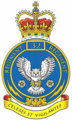 Insigne du 32e Régiment des transmissions Insigne du 32e Régiment des transmissions