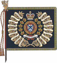 Drapeau régimentaire de The West Nova Scotia Regiment