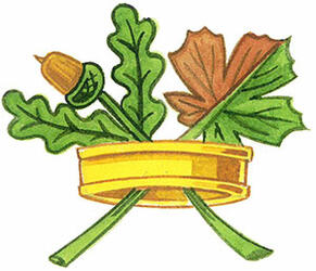 Badge of Eunice Myrtle Oakes