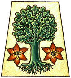 Insigne de la  Saskatchewan Genealogical Society Inc.