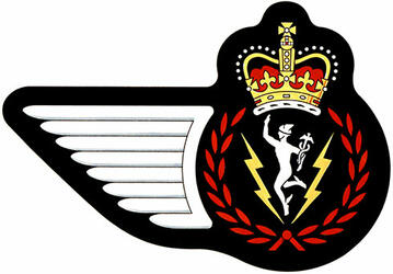 Badge of Communications and Electronics Engineering – (Air) of the Royal Canadian Air Force