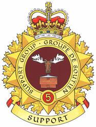 Badge of the 5th Canadian Division Support Group Badge of the 5th Canadian Division Support Group
