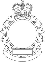 Encadrement d'insigne pour les bases et stations des Forces armées canadiennes