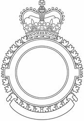 Encadrement d'insigne pour les escadrons aériens des Forces armées canadiennes Encadrement d'insigne pour les escadrons aériens des Forces armées canadiennes