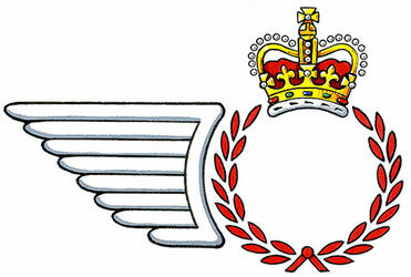 Encadrement d'insigne pour les unités de branche de l’Aviation royale du Canada