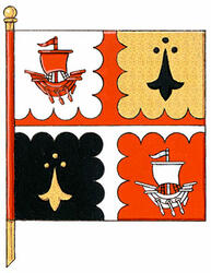 Drapeau de Luke Gerald Settee Drapeau de Luke Gerald Settee