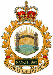 Badge of the Canadian Forces Base North Bay Badge of the Canadian Forces Base North Bay