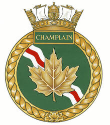 Badge of HMCS Champlain Badge of HMCS Champlain