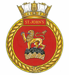 Badge of HMCS St. John's Badge of HMCS St. John's