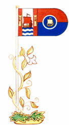 Drapeau de Norman William Ben Rehder Drapeau de Norman William Ben Rehder