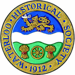 Badge of the Waterloo Historical Society