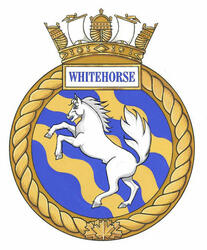 Badge of HMCS Whitehorse