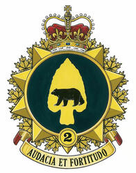 Badge of 2 Canadian Mechanized Brigade Group Badge of 2 Canadian Mechanized Brigade Group