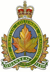 Badge of The British Columbia Dragoons Badge of The British Columbia Dragoons
