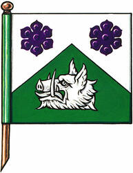 Flag of the Hillfield Strathallan College Flag of the Hillfield Strathallan College