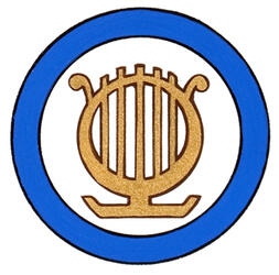 Badge of the Orpheus Musical Theatre Society