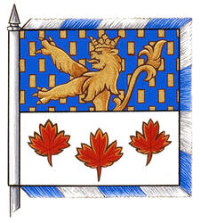 Drapeau de l'Association des Major-Bontron d'Amérique