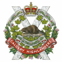 Badge of The Calgary Highlanders Badge of The Calgary Highlanders