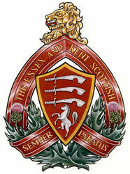 Badge of The Essex and Kent Scottish