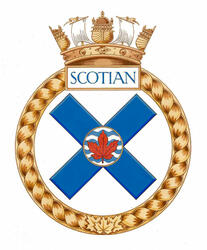 Badge of H.M.C.S. Scotian Badge of H.M.C.S. Scotian