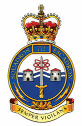 Badge of the 772 Electronic Warfare Squadron Badge of the 772 Electronic Warfare Squadron
