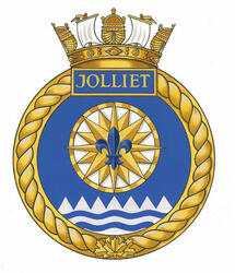 Badge of HMCS Jolliet Badge of HMCS Jolliet