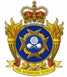 Badge of the Canadian Forces Fire and CBRN Academy