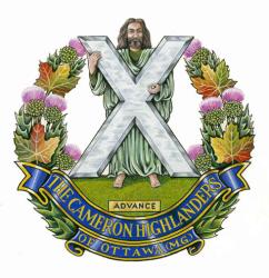 Badge of The Cameron Highlanders of Ottawa