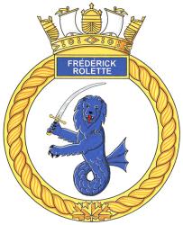 Badge of HMCS Frédérick Rolette