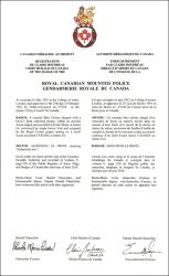 Badge of the Royal Canadian Mounted Police
