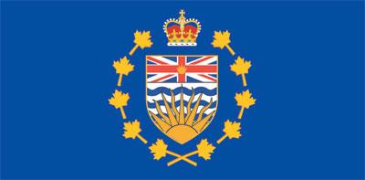 Flag of office of the Lieutenant Governor of British Columbia