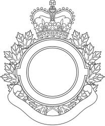 Badge Frame for Depots of the Canadian Armed Forces