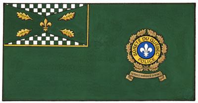 Flag for use by the Division de la protection des personnalités