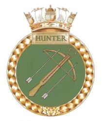 Badge of H.M.C.S. Hunter
