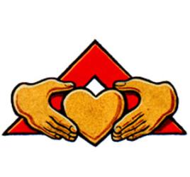 Badge of Angela Marie Rourke, daughter of James William Rourke