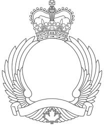 Badge Frame for Air Movement Units of the Canadian Armed Forces