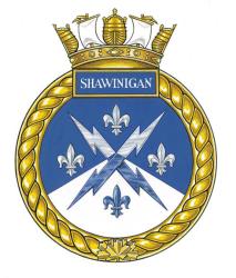Badge of H.M.C.S. Shawinigan