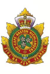 Badge of The Cape Breton Highlanders