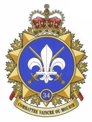 Badge of 34 Canadian Brigade Group