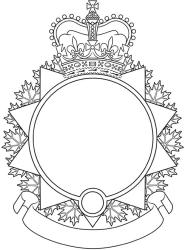 Badge Frame for Independent Infantry Brigade Groups and Equivalents of the Canadian Armed Forces