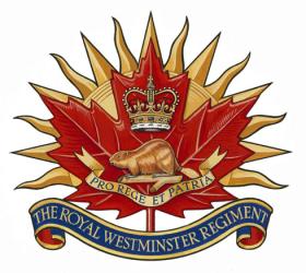 Badge of  The Royal Westminster Regiment