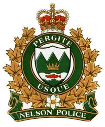 Badge of  the Nelson Police Department