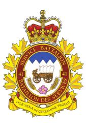 Badge of the 41 Service Battalion
