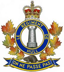 Badge of Le Régiment de Hull (RCAC)