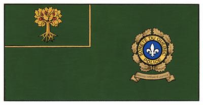 Flag for use by the Direction des relations internationales et du protocole