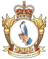 Badge of the Canadian Forces School of Aerospace Control Operations (CFSACO)