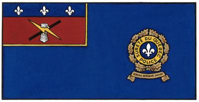 Flag for use by the Service d'urgence