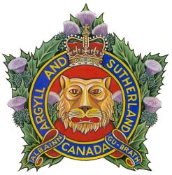 Badge of The Argyll and Sutherland Highlanders of Canada (Princess Louise's)