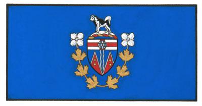 Flag of office of the Commissioner of Yukon